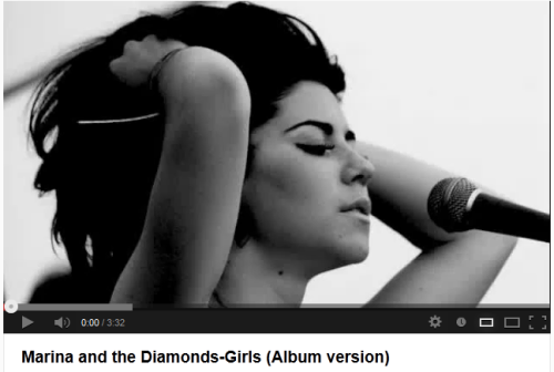 Marina and the Diamonds Girls